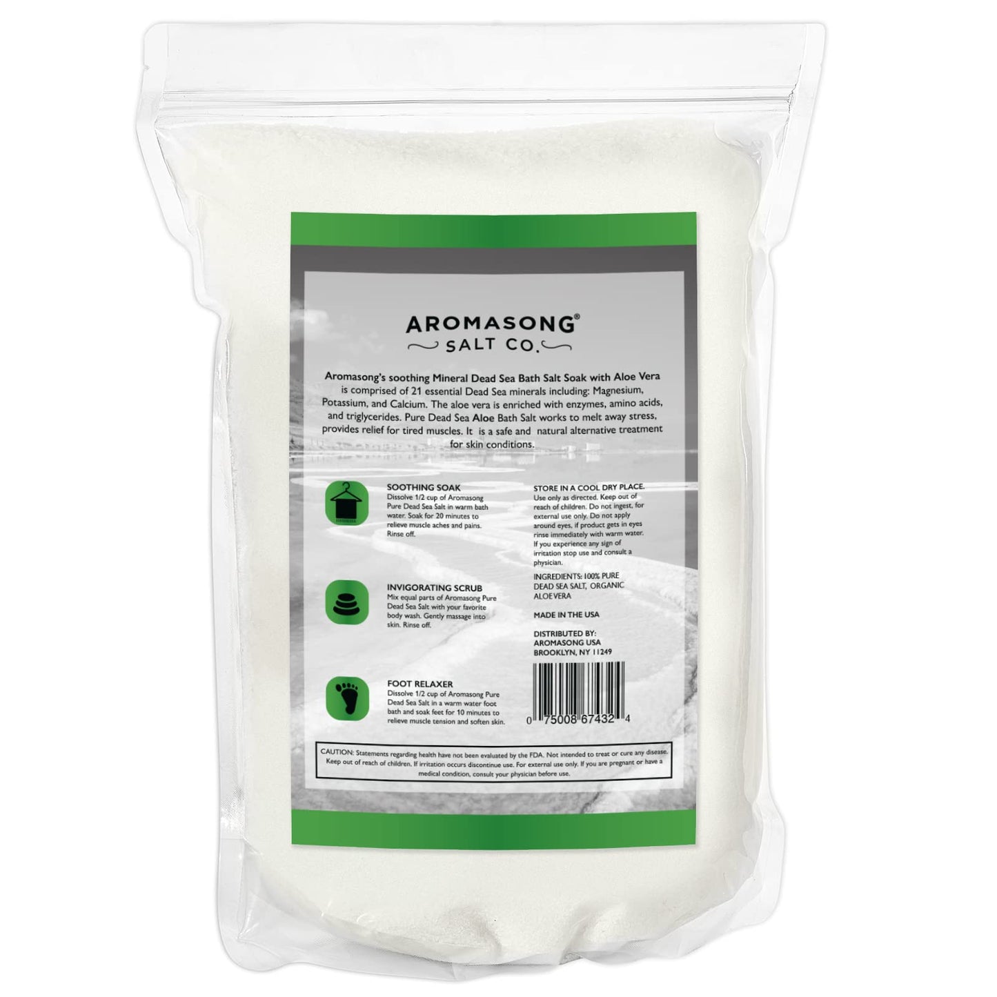 Pure Dead Sea Salt Natural Lavender