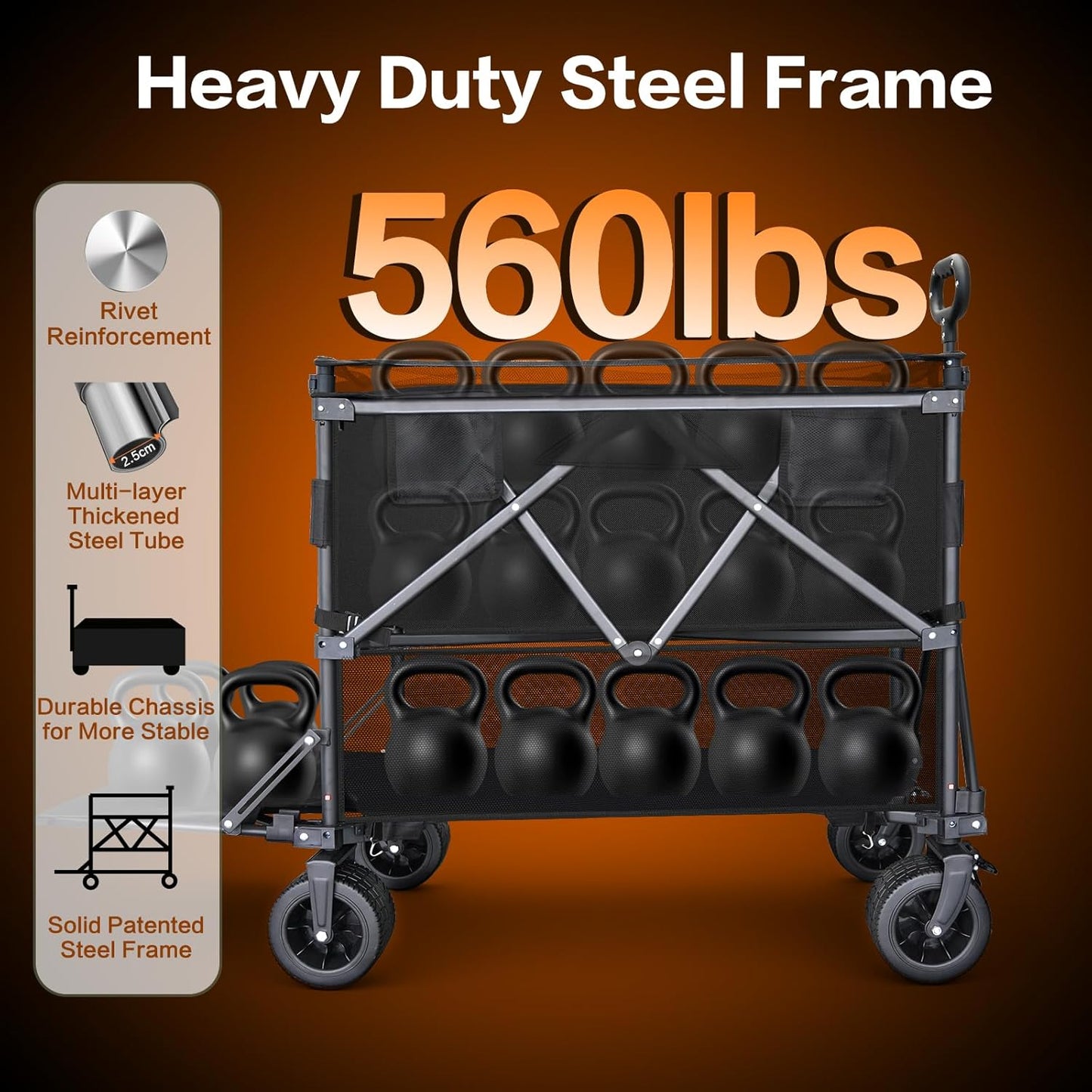 Double Decker Wagon, Lower Level Great for EZ-UPs