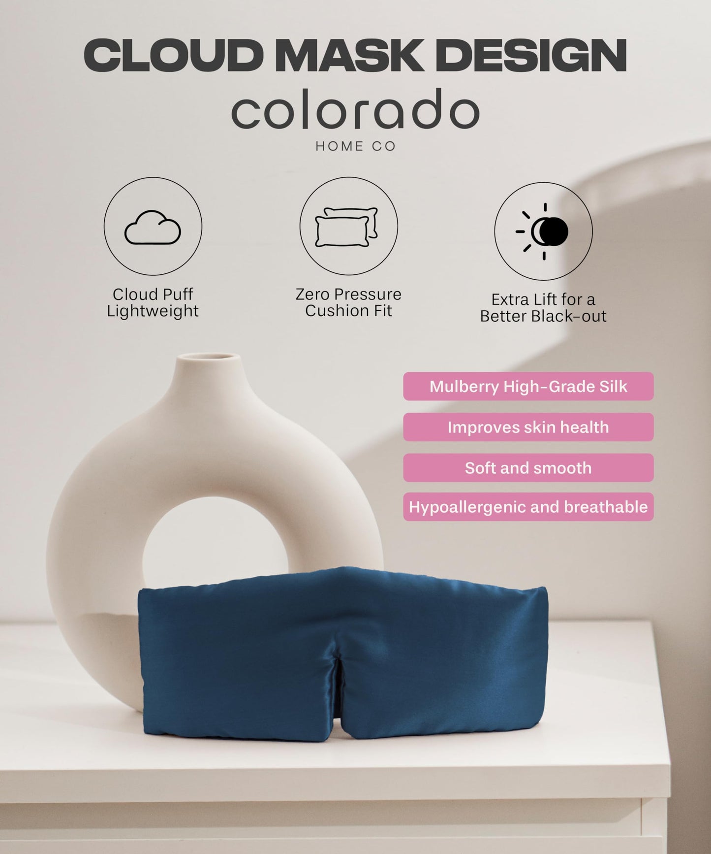 Silk Sleep Mask | Cloud-Like Comfort