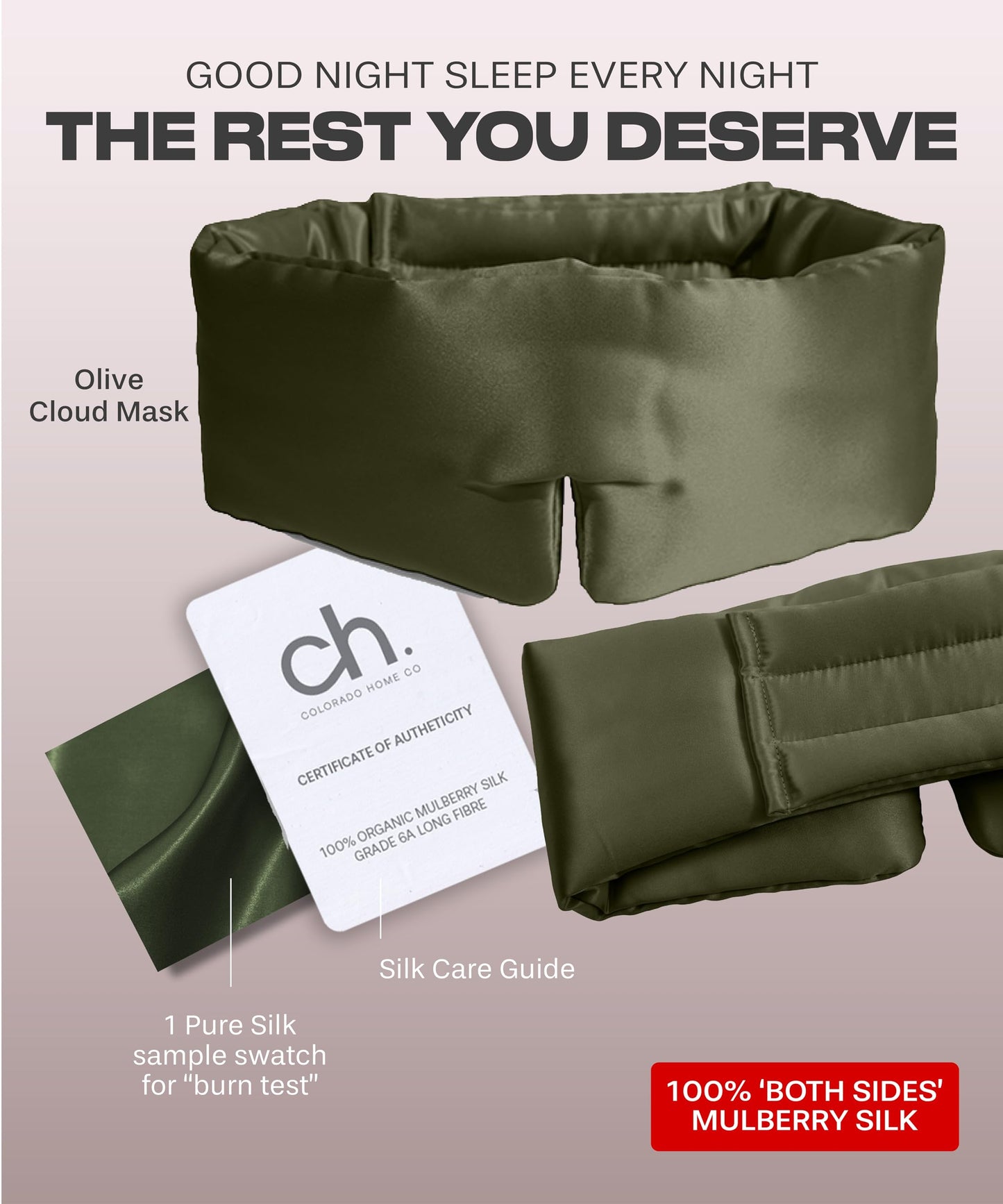 Silk Sleep Mask | Cloud-Like Comfort