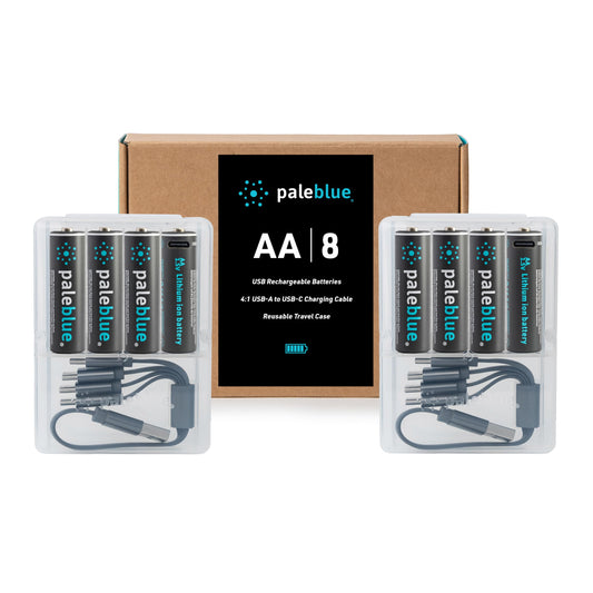 Paleblue USB Rechargeable Batteries