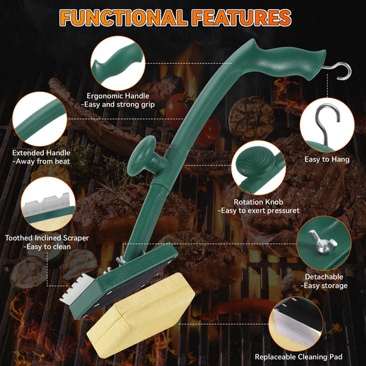Grill Brush Bristle Free 50% OFF PROMO CODE: W6AP544B