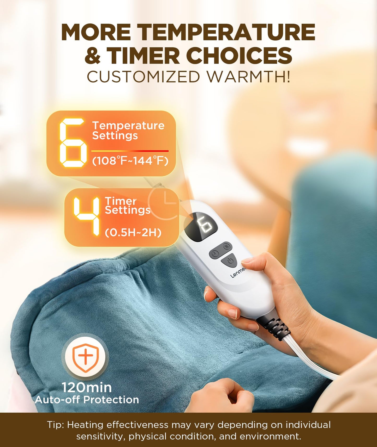 Graphene-Infused Heating Pad for Neck and Shoulders